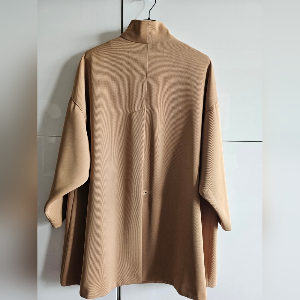 Vintage Hilary Radley Oversized Camel Beige Minimalist Japanese Jacket - Picture 8 of 14